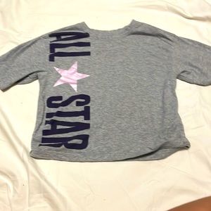 Grey “all star” shirt - converse